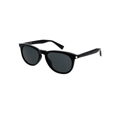 Saint Laurent SL 797 001 53 Unisex Oval Siyah Kemik Güneş Gözlüğü
