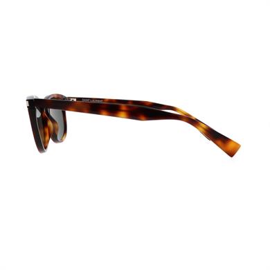 Saint Laurent SL 797 003 53 Unisex Oval Kırçıllı Kahverngi Kemik Güneş Gözlüğü