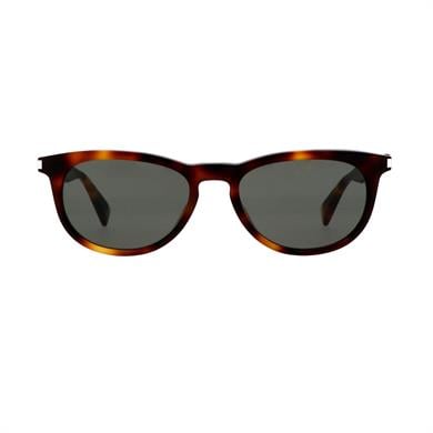 Saint Laurent SL 797 003 53 Unisex Oval Kırçıllı Kahverngi Kemik Güneş Gözlüğü