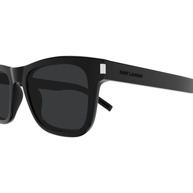 Saint Laurent SL 819 001 52 Unisex Kare Siyah Kemik Güneş Gözlüğü
