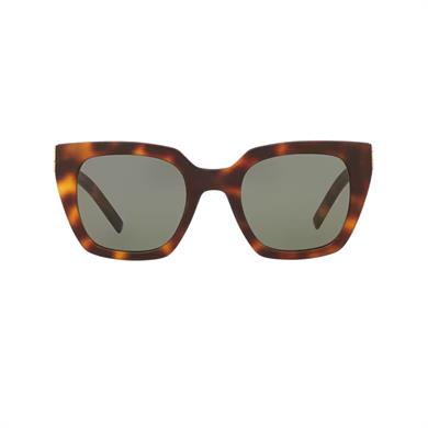 Saint Laurent SL M143 003 51 Kadın Cat Eye Kırçıllı Kahverengi Kemik Güneş Gözlüğü