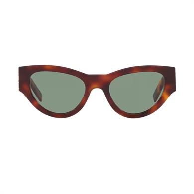 Saint Laurent SL M94 003 53 Kadın Çekik Kırçıllı Kahverengi Kemik Güneş Gözlüğü
