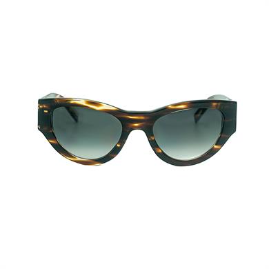 Saint Laurent SL M94 005 53 Kadın Cat Eye Kırçıllı Kahverengi Kemik Güneş Gözlüğü