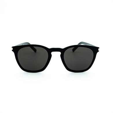 Saint Laurent SL 28 SLIM 001 49 Unisex Siyah Kemik Güneş Gözlüğü