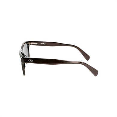 Salvatore Ferragamo SF 1039S 001 54 Unisex Dikdörtgen Siyah Kemik Güneş Gözlüğü
