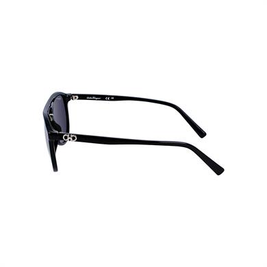 Salvatore Ferragamo SF 1090S 001 54 Erkek Aviator Siyah Kemik Güneş Gözlüğü 