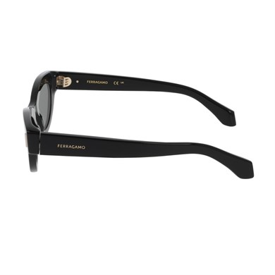 Salvatore Ferragamo SF 2062SE 001 49 Kadın Cat Eye Siyah Kemik Güneş Gözlüğü