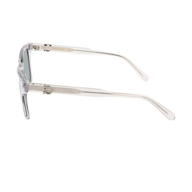 Salvatore Ferragamo SF 2086SE 020 55 Unisex Kare Şeffaf Gri Kemik Güneş Gözlüğü