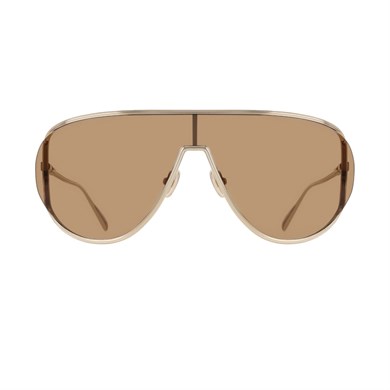 Salvatore Ferragamo SF 323S 710 63 Unisex Blokcam Gümüş Metal Güneş Gözlüğü