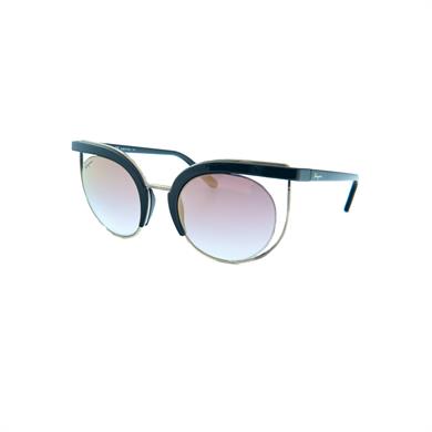 Salvatore Ferragamo SF 909S 001 51 Kadın Aynalı Siyah Güneş Gözlüğü