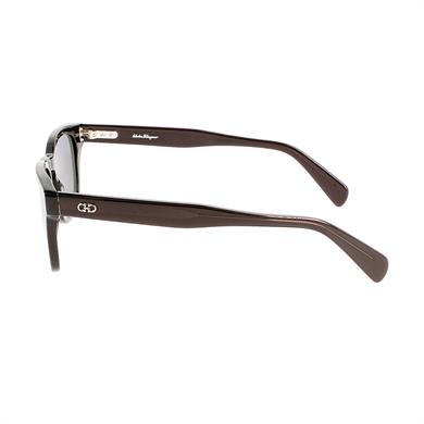 Salvatore Ferragamo SF 1057S 001 49 Erkek Siyah Kare Güneş Gözlüğü