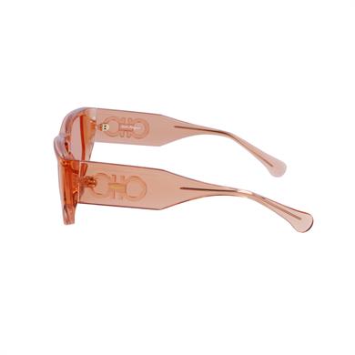 Salvatore Ferragamo SF1077S 838 56 Kadın Şeffaf Turuncu Kemik Güneş Gözlüğü