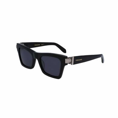 Salvatore Ferragamo Sf2013s 001 52 Kadın Dikdörtgen Füme Kemik Güneş Gözlüğü