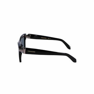 Salvatore Ferragamo Sf2013s 001 52 Kadın Dikdörtgen Füme Kemik Güneş Gözlüğü