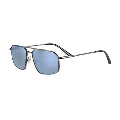 Serengeti 546002 57 Wayne Unisex Metal Polarize Dikdörtgen Güneş Gözlüğü