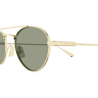 Saint Laurent SL 97 004 51 Kadın Oval Metal Gold Güneş Gözlüğü