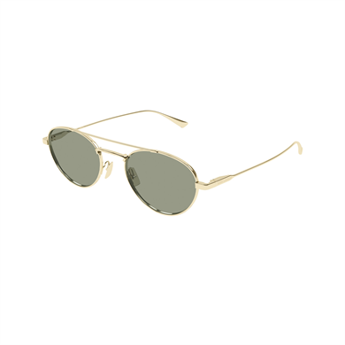 Saint Laurent SL 97 004 51 Kadın Oval Metal Gold Güneş Gözlüğü