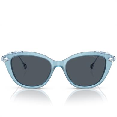 Swarovski OSK 6010 200487 53 Kadın Cat Eye Mavi Kemik Güneş Gözlüğü