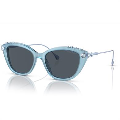 Swarovski OSK 6010 200487 53 Kadın Cat Eye Mavi Kemik Güneş Gözlüğü