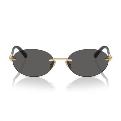 Tiffany Co. TF 3104D 6216S4 56 Unisex Oval Gold Metal Güneş Gözlüğü