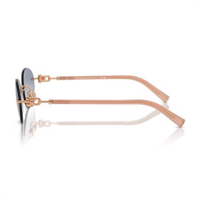 Tiffany Co. TF 3104D 621716 56 Unisex Oval Rose Gold Metal Güneş Gözlüğü