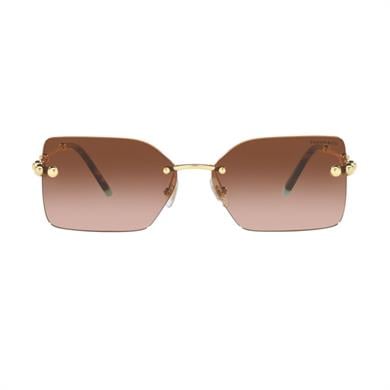 Tiffany Co. TF 3088 61773B 59 Kadın Kelebek Gold Metal Güneş Gözlüğü