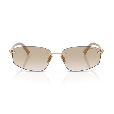 Tiffany Co. TF 3114 602111 59 Unisex Geometrik Gold Metal Güneş Gözlüğü