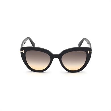 Tom Ford FT 0845 01B 53 Kadın Cat Eye Siyah Kemik Güneş Gözlüğü