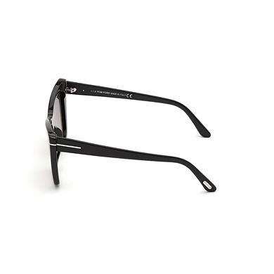 Tom Ford FT 0846 01B 53 Kadın Cat Eye Siyah Kemik Güneş Gözlüğü