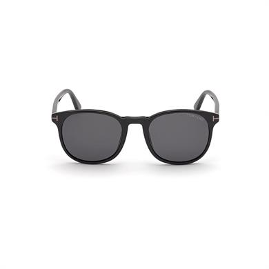 Tom Ford FT 0858NS 01A 51 Unisex Oval Siyah Kemik Güneş Gözlüğü 
