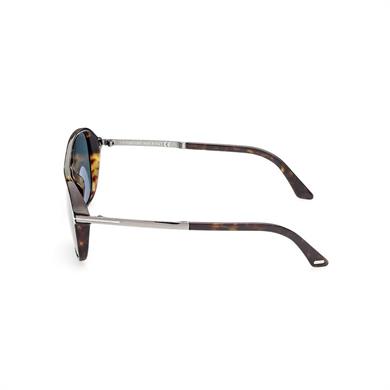 Tom Ford FT 0910 52V 59 Erkek Kare Kırçıllı Kahverengi Güneş Gözlüğü