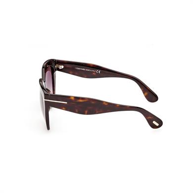 Tom Ford FT 0939 52K 56 Kadın Cat Eye Kırçıllı Kahverengi Kemik Güneş Gözlüğü 