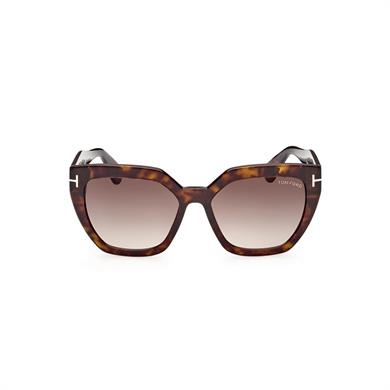 Tom Ford FT 0939 52K 56 Kadın Cat Eye Kırçıllı Kahverengi Kemik Güneş Gözlüğü 