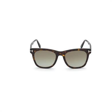 Tom Ford FT0833 52Q 54 Brooklyn Unisex Oval Kırçıllı Kahverengi Kemik Güneş Gözlüğü