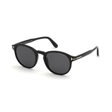 Tom Ford FT0834S 01A 50 Unisex Yuvarlak Siyah Kemik Güneş Gözlüğü