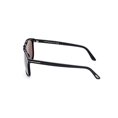 Tom Ford FT0905 N560 1D 56 Joni Polarize Unisex Kare Siyah Kemik Güneş Gözlüğü