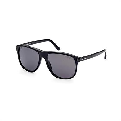 Tom Ford FT0905 N560 1D 56 Joni Polarize Unisex Kare Siyah Kemik Güneş Gözlüğü