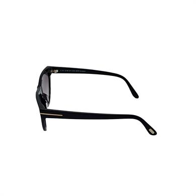 Tom Ford FT0990 ECO 01B 56 Amber Kadın Cat Eye Siyah Kemik Güneş Gözlüğü