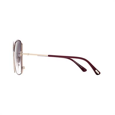 Tom Ford FT1006 69W 60 Raphaela Kadın Kelebek Bordo Metal Güneş Gözlüğü