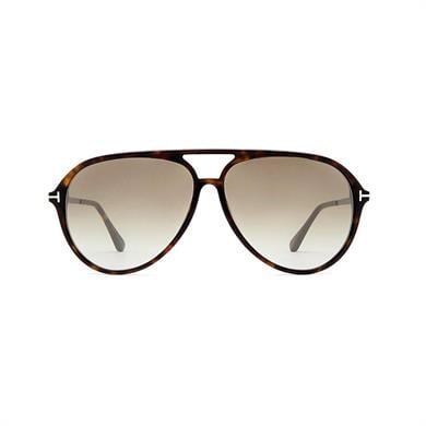 Tom Ford FT909 52Q 62 Samson Unisex Damla Kırçıllı Kahverengi Kemik Güneş Gözlüğü