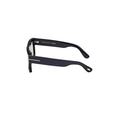 Tom Ford TF 0711 01N 53 Unisex Kare Siyah Kemik Güneş Gözlüğü