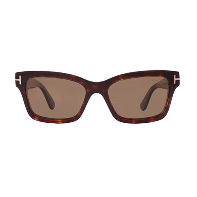 Tom Ford TF 1085 52H 54 Mikel Kadın Polarize Cat Eye Kırçıllı Kahverengi Kemik Güneş Gözlüğü