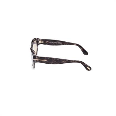 Tom Ford Tf 1086 55C 55 Kadın Geometrik Kırçıllı Beyaz Kemik Güneş Gözlüğü