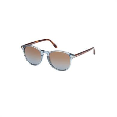 Tom Ford TF 1097 90F 53 Unisex Yuvarlak Şeffaf Kemik Güneş Gözlüğü