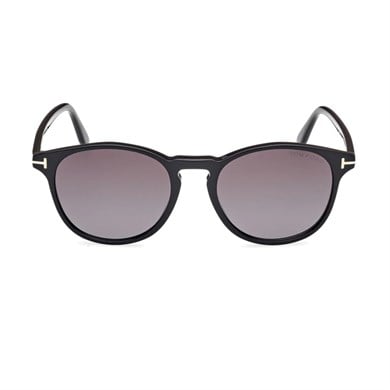 Tom Ford TF 1097S 01BG 53 Lewis Unisex Yuvarlak Siyah Kemik Güneş Gözlüğü