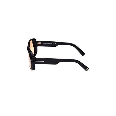 Tom Ford TF 1101 01E 58 Photochromic Unisex Pilot Siyah Kemik Güneş Gözlüğü