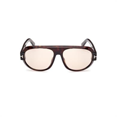 Tom Ford Tf 1102 52E 59 Photochromic Unisex Pilot Kırçıllı Kahverengi Kemik Güneş Gözlüğü