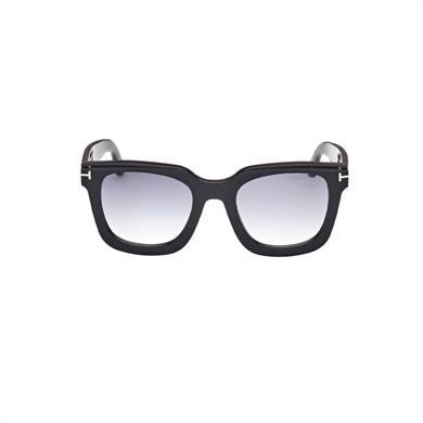 Tom Ford Tf 1115 01B 52 Unisex Kare Siyah Kemik Güneş Gözlüğü