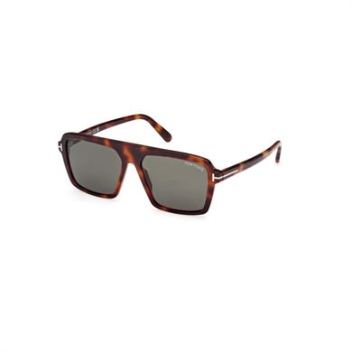Tom Ford Tf 1176 53N 56 Erkek Pilot Kırçıllı Kahverengi Kemik Güneş Gözlüğü
