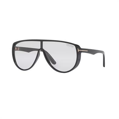Tom Ford TF 1182 01A 145 Unisex Achilles Siyah Kemik Güneş Gözlüğü